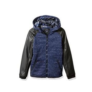 Urban Republic Boys' Faux Leather Sleeve Jacket